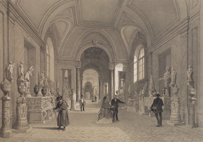 Vatican Museums, Gallery of the Candelabra, Rome, illustration from the album 